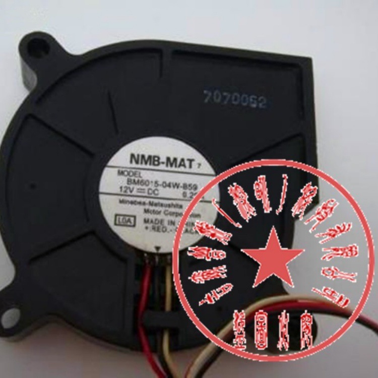NMB BM6025-04W-B59 12V 0.18A 6CM 厘米 鼓风机 离心风扇 蜗牛