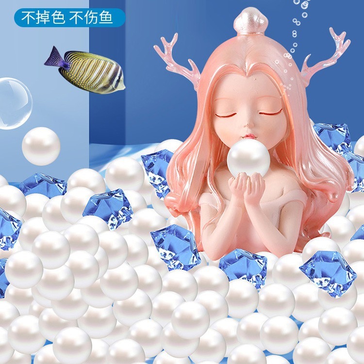 MT闘魚亀かめ模擬真珠置物金魚造景セットのアイデア置物金魚鉢底砂回避|undefined