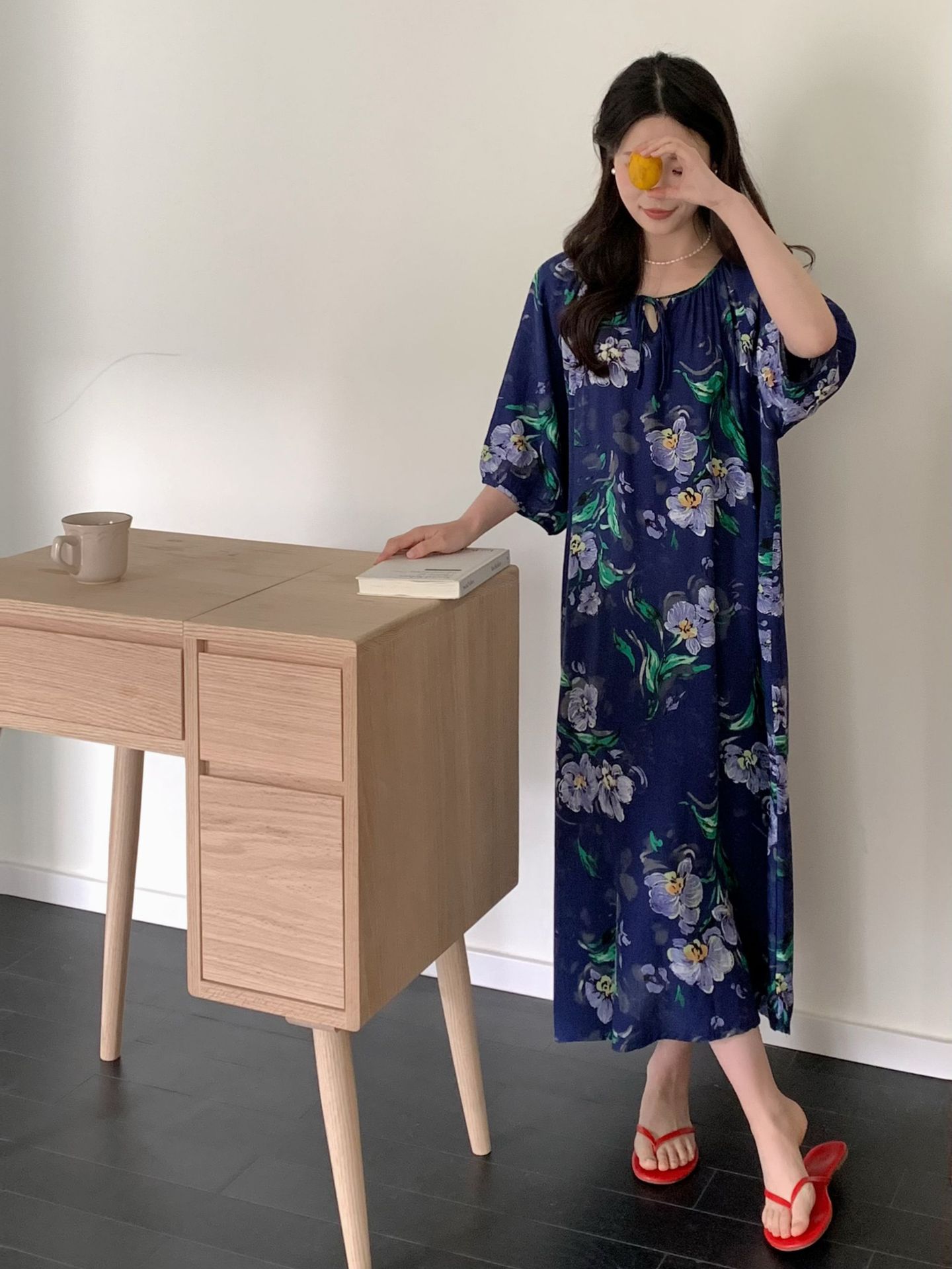 Camisón mujer verano falda larga de playa delgada pijama de seda de algodón primavera y otoño damas estilo de vacaciones ropa de hogar de seda de algodón de gran tamaño