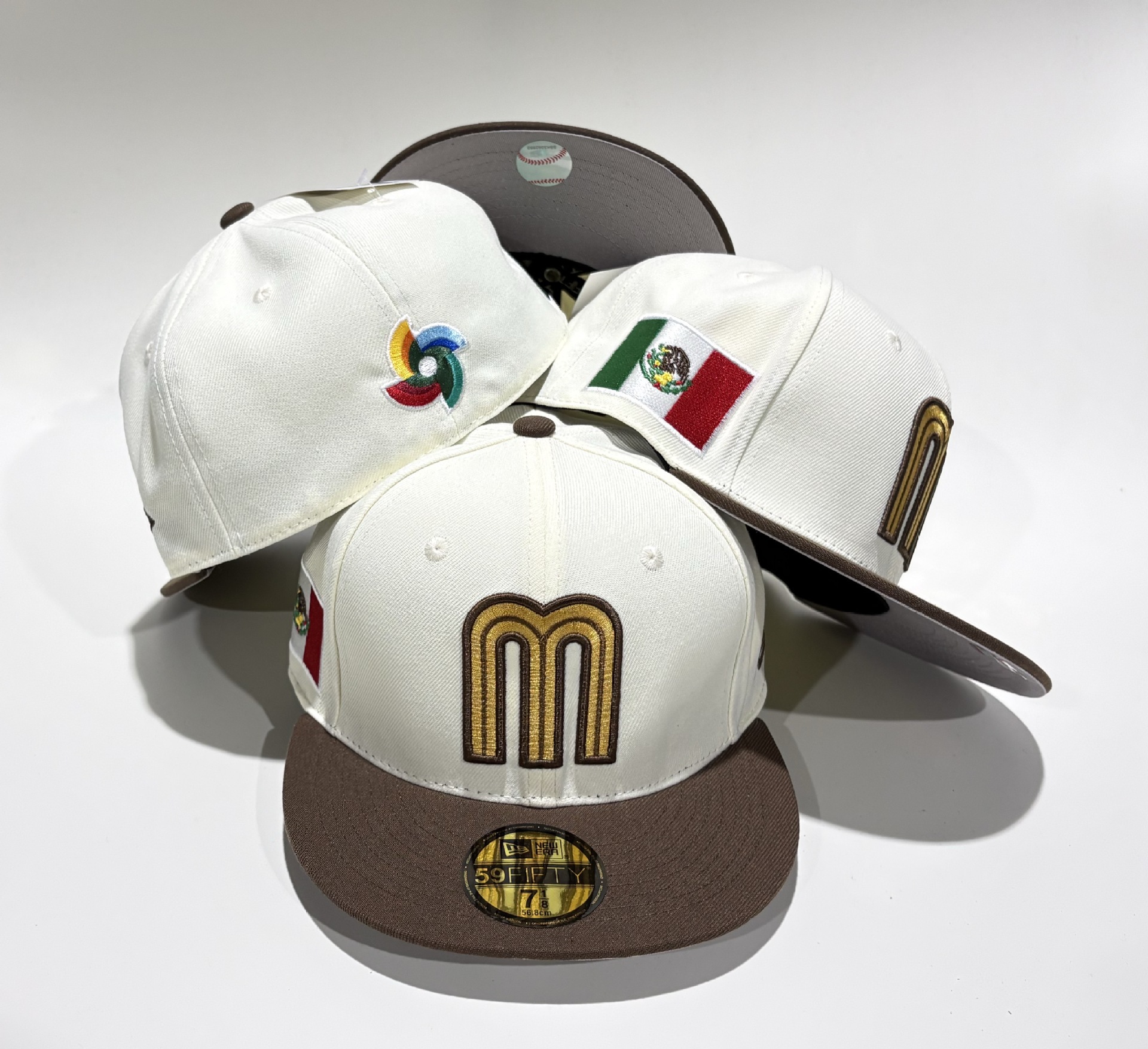 Transfronterizos de alta calidad totalmente cerrados no ajustables bordados sombreros de béisbol comercio exterior sombreros de sombreros para hombres y mujeres sombreros de borde plano al por mayor