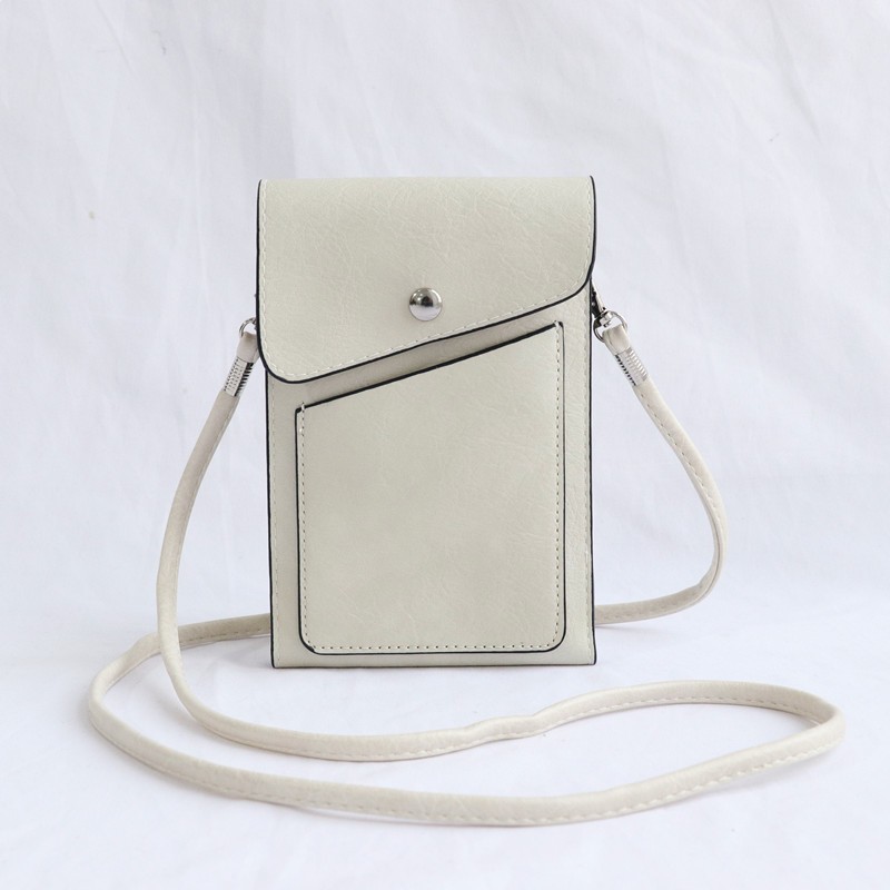 Bolsa de teléfono móvil de color sólido para las mujeres 2022 verano nuevo retro hombro Messenger bolsa versátil MINI BOLSA monedero bolsa