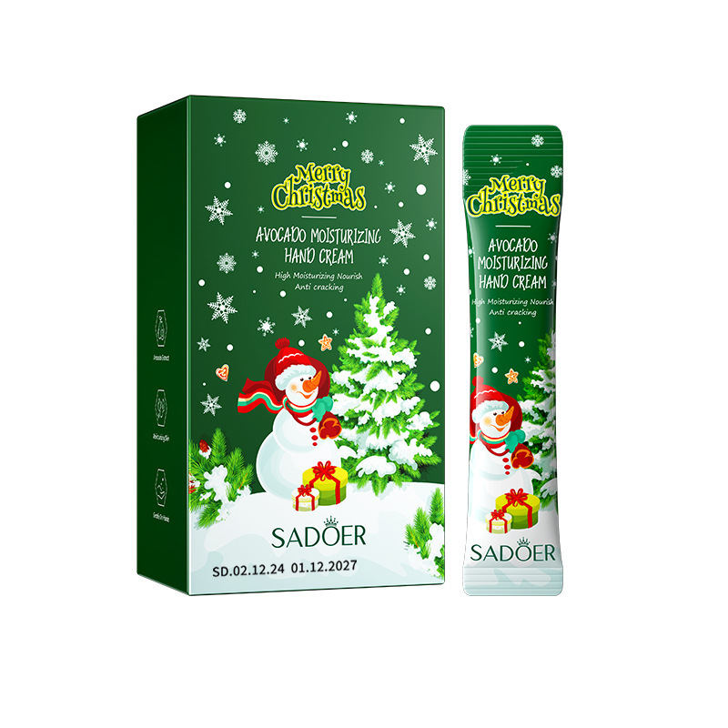 Inglés completo Sadoer Navidad Kiwi suave crema de manos hidratante anti-agrietamiento crema de manos comercio exterior transfronterizo image 8