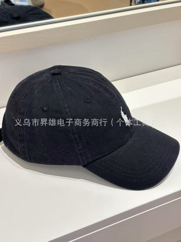高バージョン RL ラフハット刺繍野球帽カップル同じスタイルのクラシックな多用途ポニーロゴひさしキャップは、他の人に送ることができます|undefined