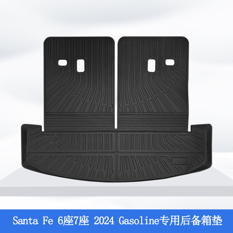 Aplicable a Corea del Sur 24 modelos modernos Santa Fe Gasolina 6 / 7 asientos todo tiempo material TPE almohadilla de pies