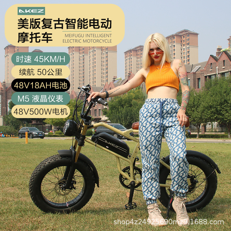 Retro 20inch Thick Wheel Bicycle Off-Road Power Mountain Bike Retro 20inch Thick Wheel Bicycle Off-Road Power Mountain Bike