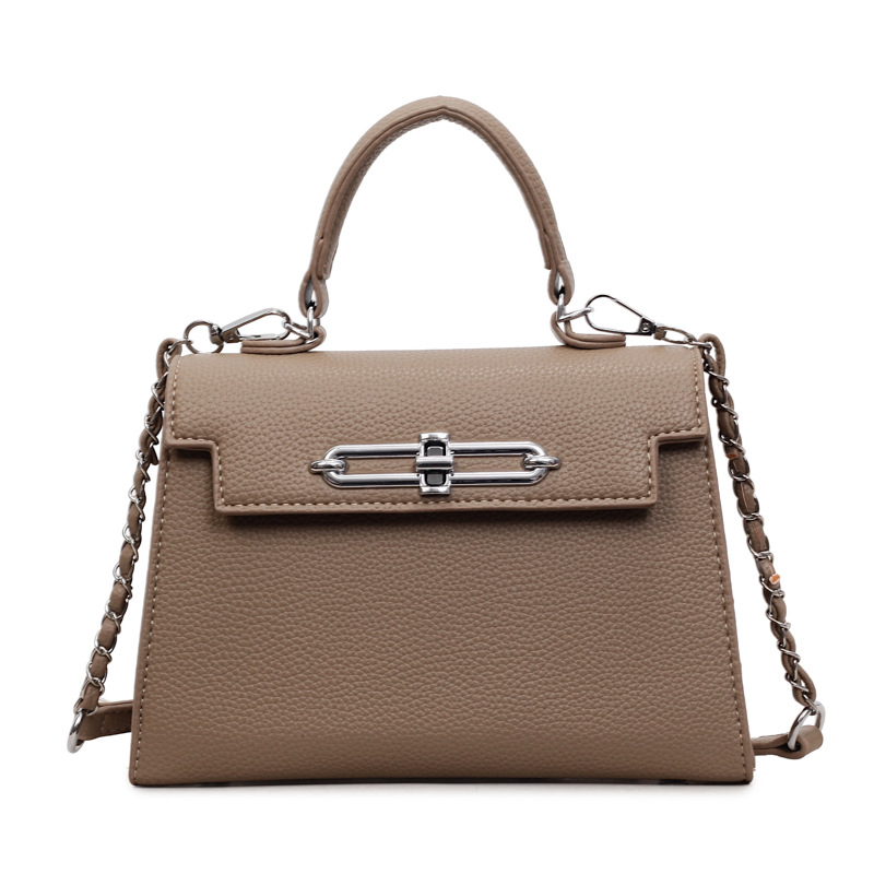 Kelly bolso mujer 2026 nueva cadena bolso de mujer estilo europeo y americano textura diaria simple bolso de hombro pequeño
