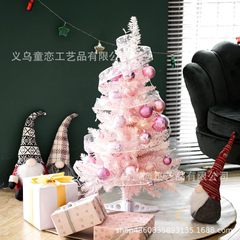 義烏 Tonglian 工芸品ピンク pvc クリスマスツリークリスマス装飾装飾品フロアセットライト付き