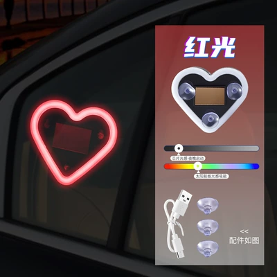 Other lights Light Triangular Window Led Heart-Shaped - red