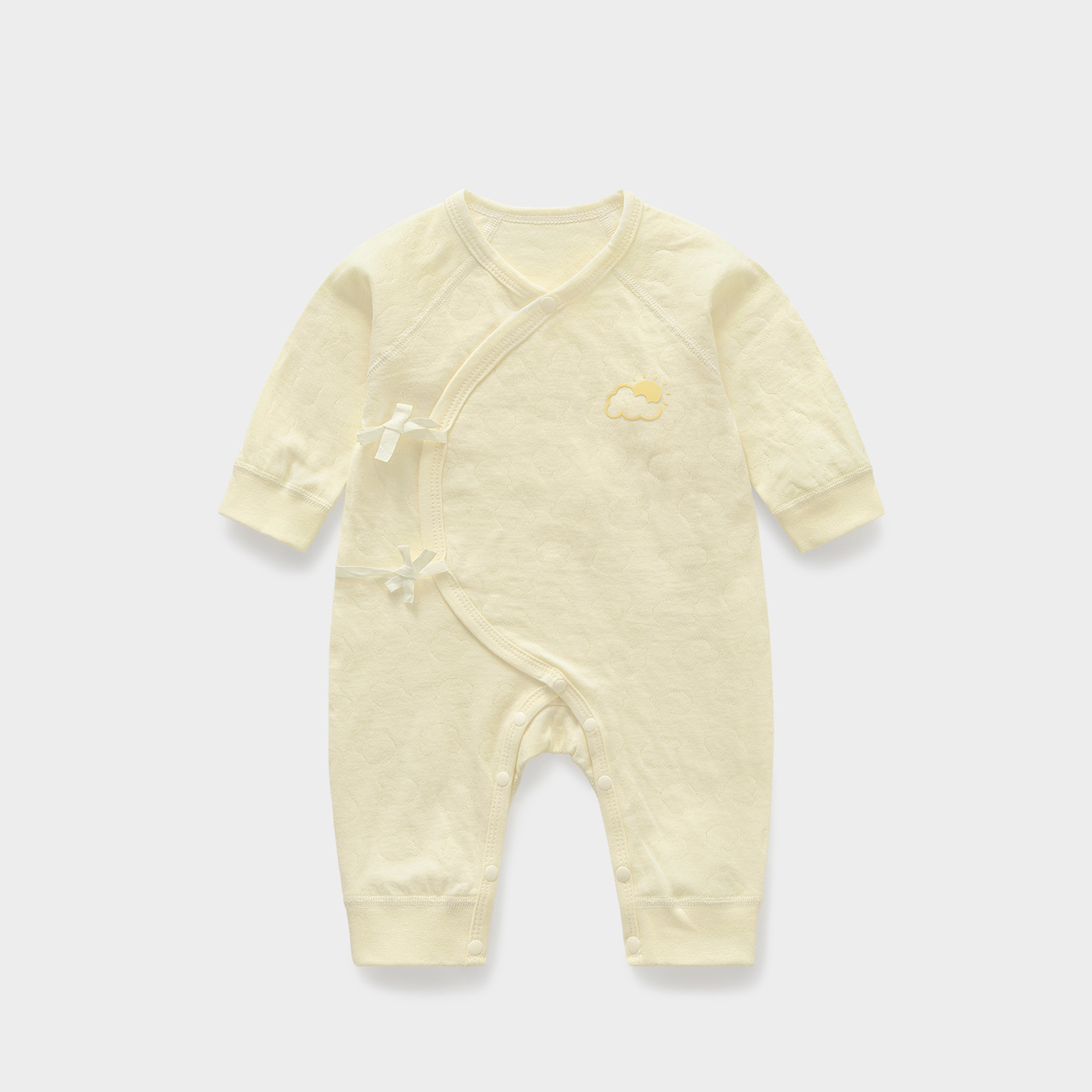 Ropa de bebé recién nacido primavera y otoño nacido algodón 0 delgado marzo monje bottom harpa recién nacido bata bata