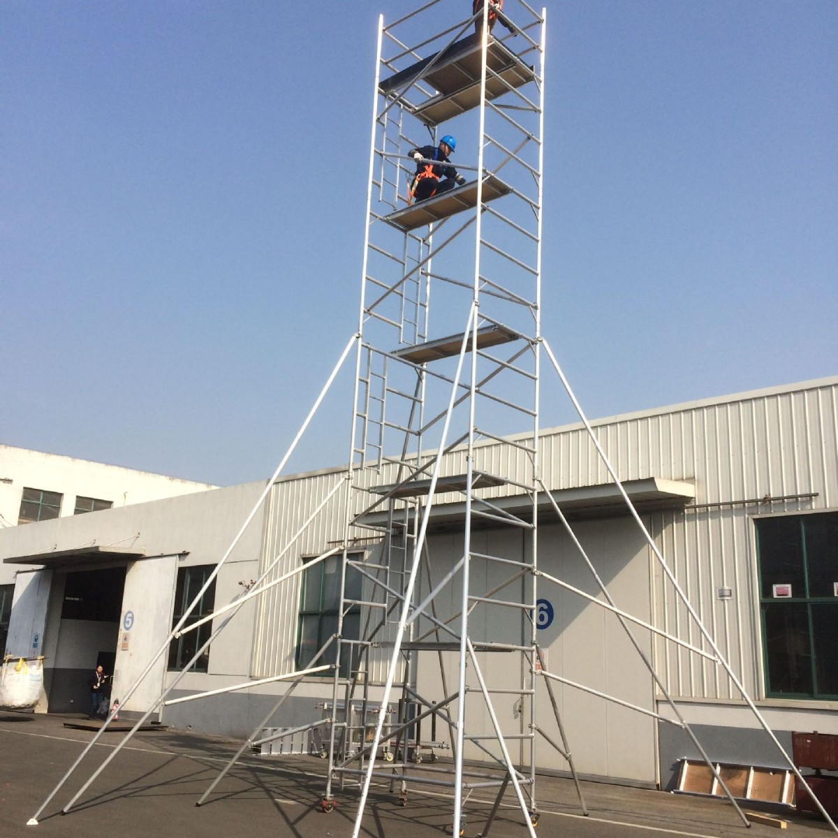 dragonstage广州厂家直销认证铝合金脚手架多少钱一套阿里亚马逊