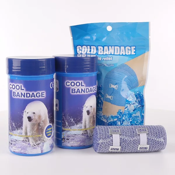 Ice Bandages Wholesale Price Supply Portable Cold-Sensing Reusable Sports Elastic Ice Bandages