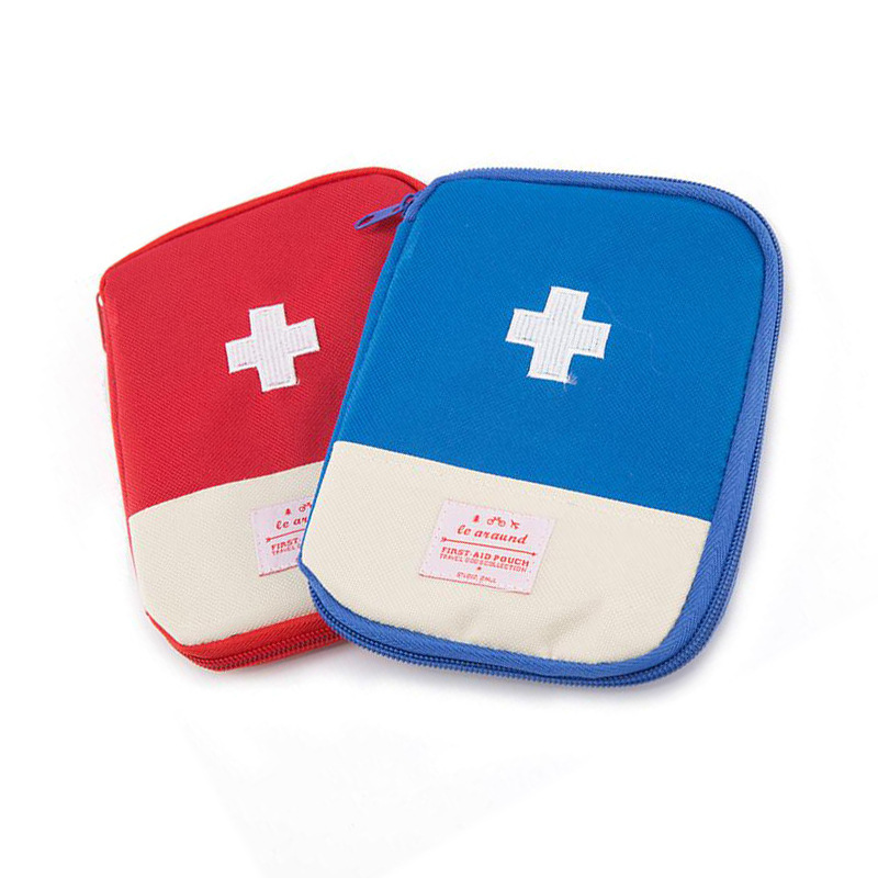 Cross-Shaped Emergency Kit, Outdoor Personal Portable Medicine Storage Bag, Personal Hygiene and Care Product Storage Bag