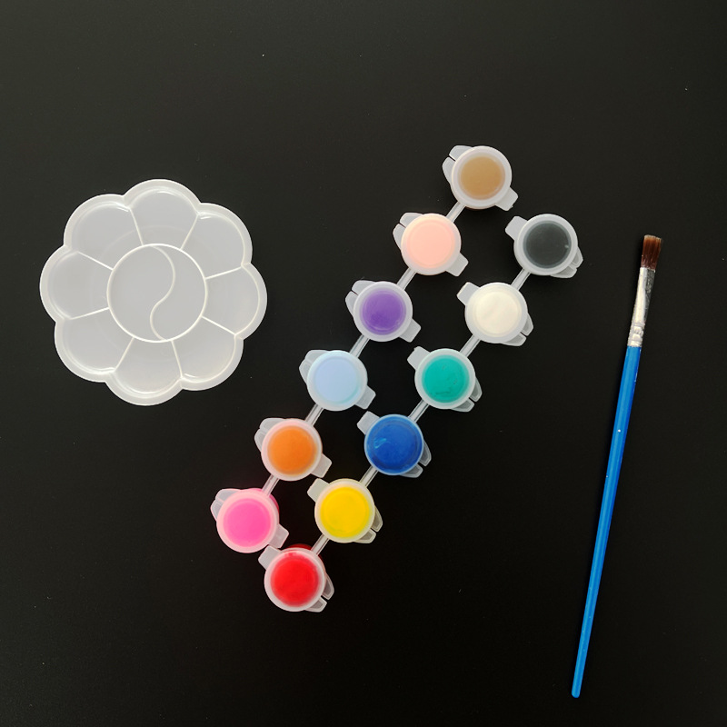 Disco de pintura + pincel