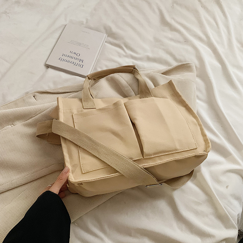 Bolsa Tote para mujeres de gran capacidad Oxford lona 2024 nuevo estudiante clase de viaje universal de hombro maletín