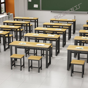 Conference Room Strip Table Employee Training Table School Classroom Desks and Chairs Extracurricular Tutoring Class Training Institution Desks and Chairs