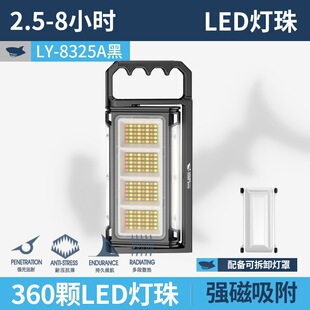 跨境新款户外照明LED超亮工作灯充电持久续航工地应急灯可旋转-阿里巴巴