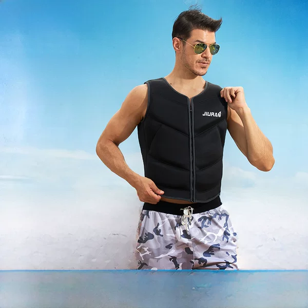 Neoprene Life Jacket Sports Buoyancy Vest for Adults and Children, Fishing, Swimming, Water Play, Floating Device