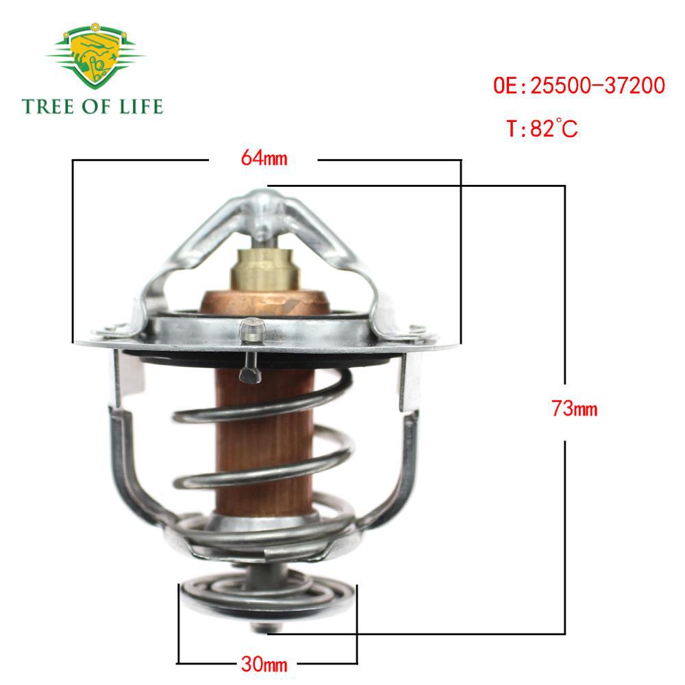 Termostato de Refrigerante del Motor 25500-37200 82 °C