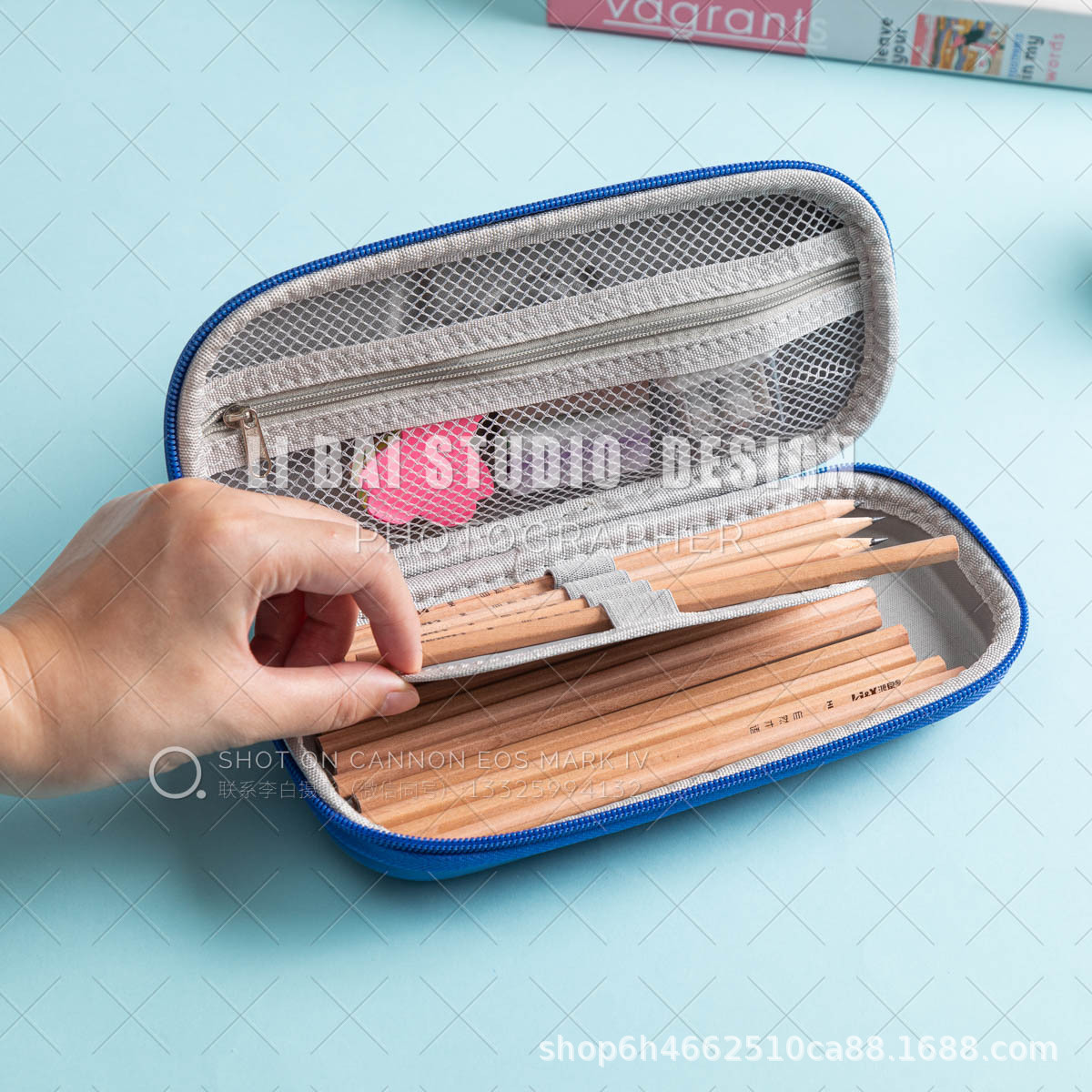 迪兰仕 Pencil case, capacious waterproof gift box for elementary school students for kindergarten, 3D