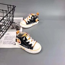 童鞋儿童帆布鞋男童高帮卡通板鞋2022秋季新款小童鞋子秋