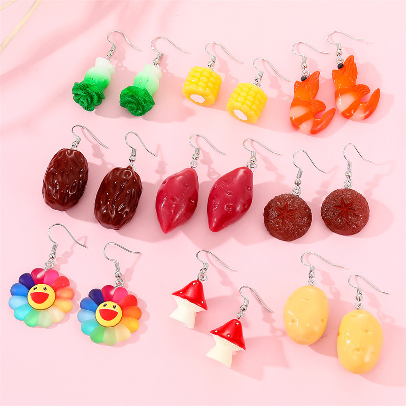 12g Weight No Inlaid Inlay Material Fashion Plating Alloy No Inlaid Drop Earrings