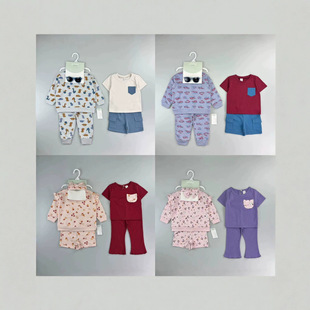 ���׃���ͨ�r�Ќ������m���e�Ӽ�ͯ�bһ��؛ԴBaby Wear 4Pcs Set