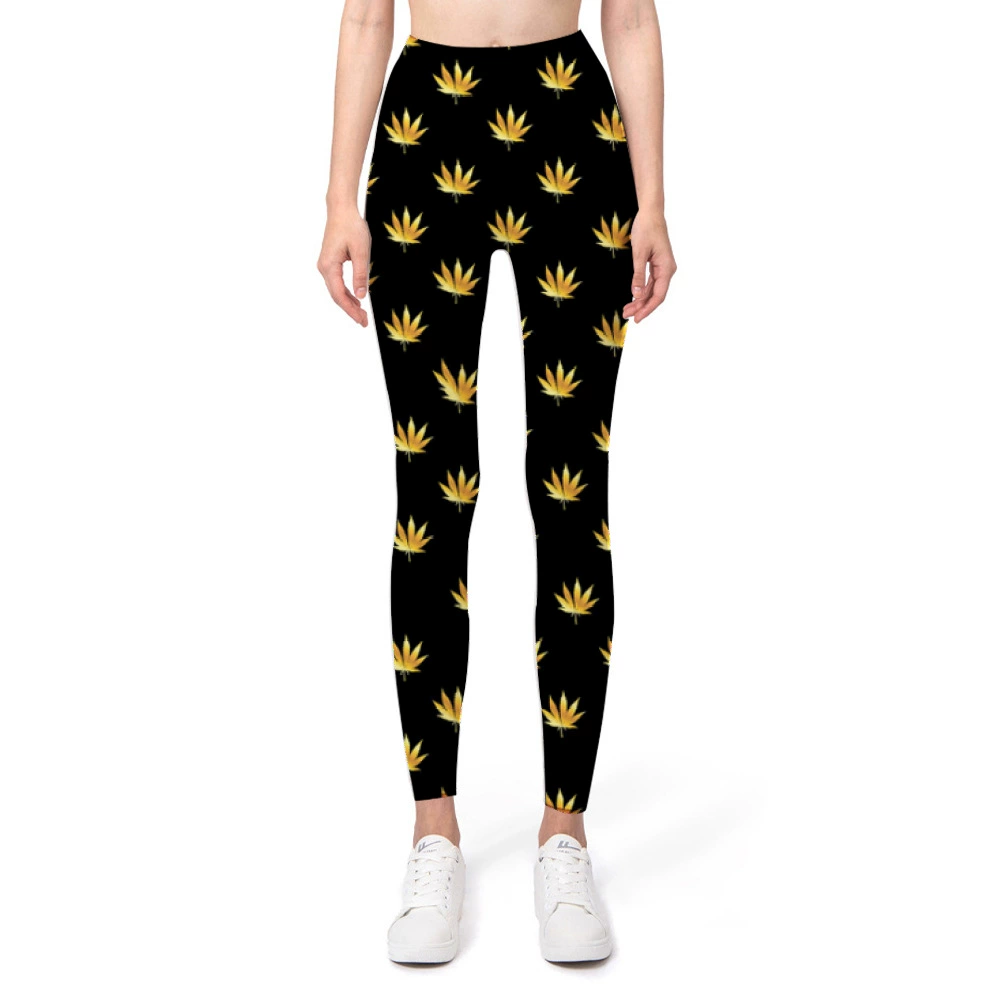 Йога-одежда, корректирующие лосины, (торговля через границу), 3D, slim fit, обтягивает