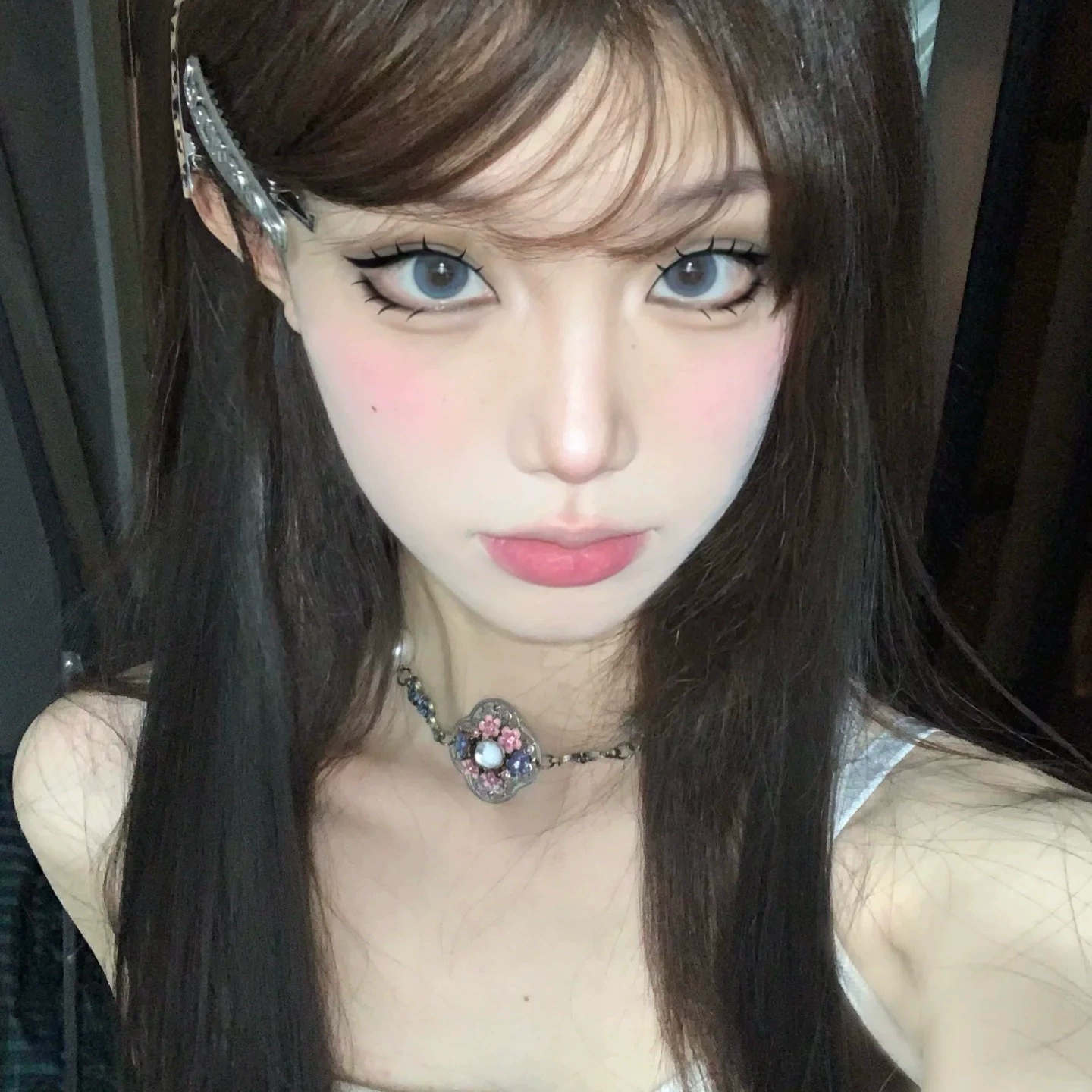 Сладкий и крутой стиль, сверкающее ожерелье с бриллиантами в стиле миллениума, ретро-высококачественное фотогеничное ожерелье в этническом стиле, ожерелье, трансграничная оптовая продажа