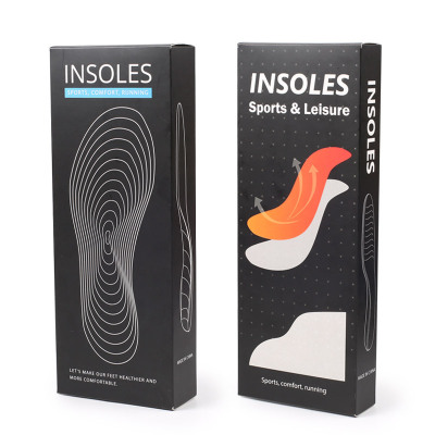 Sports Arch Insole english packing Box originality Empty Box packing exquisite gift Box Packaging box
