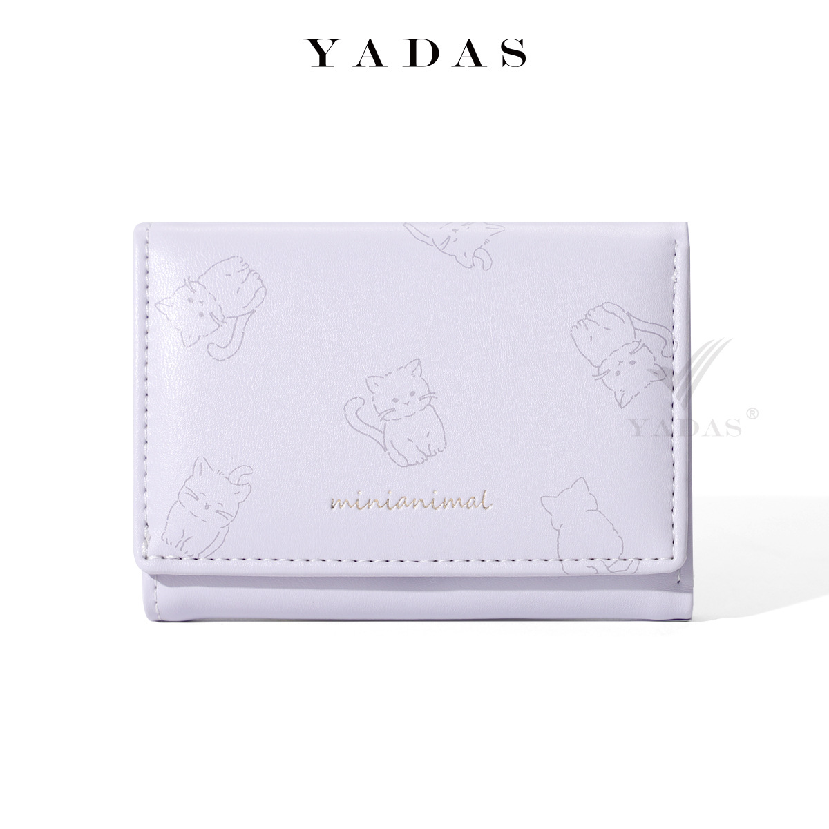 Monedero japonés simple para mujeres corto delgado y compacto cartera de estudiantes plegables nueva cartera de nicho encantadora