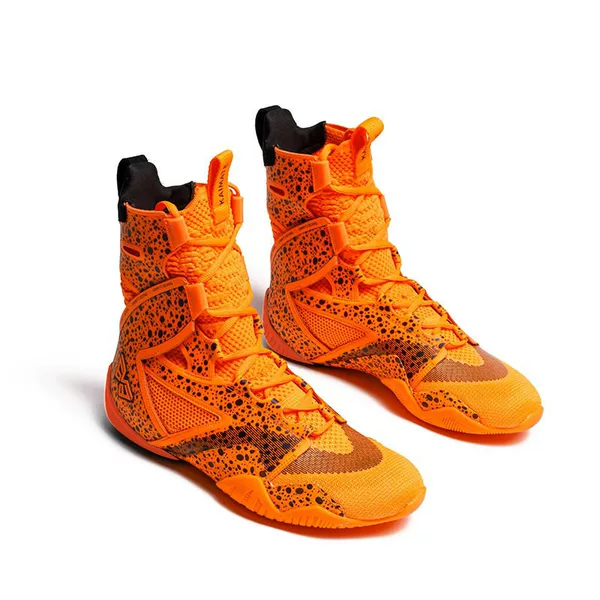 New Boxing Shoes, Comfortable Fighting and Wrestling Shoes, High-Top Boots, Men's and Women's Martial Arts Competition Training Shoes, Non-Slip Shoes 916