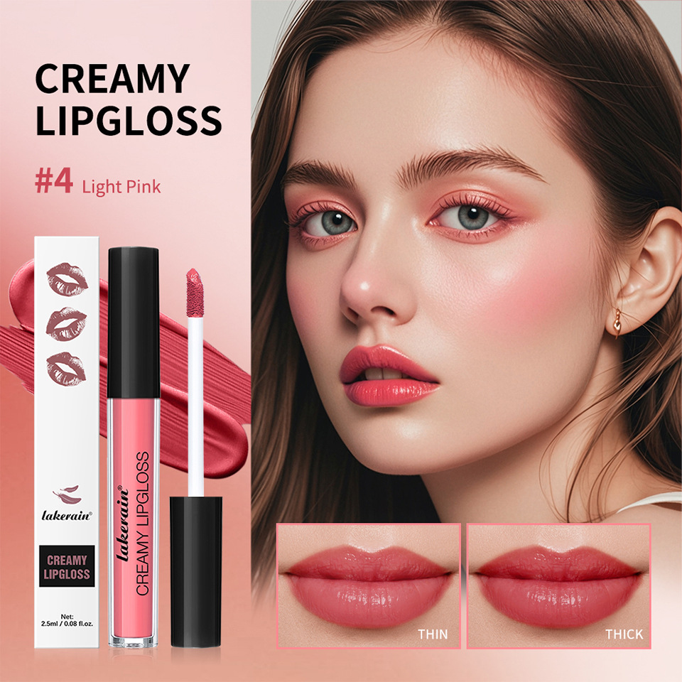 Lakerain Cross-border 8-color matte lip gloss Cream matte Lip gloss Item Picture