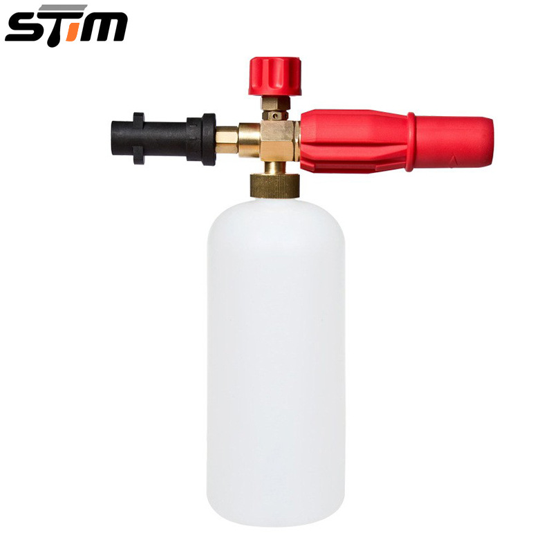 跨境新款洗车泡沫壶清洗扇形可调节喷壶1000ml大容量家用洗车PA壶