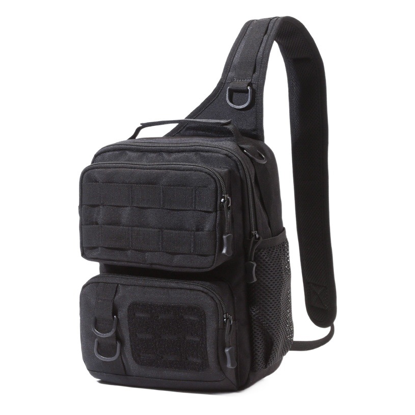 Cross-Border 1000D Cordura Outdoor Fishing Bag Travel Crossbody Bag Large Chest Bag City Motorcycle Riding Bag Waterproof