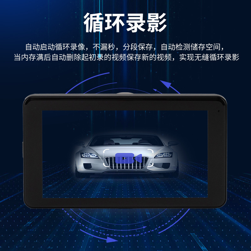 車載スマートスクリーンcarplayドライブレコーダーナビゲーション一体機外付けセンターコンソール副スクリーンバック映像