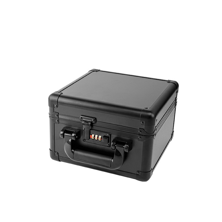 Caja de herramientas portátil de aleación de aluminio con ranura de tarjeta, para almacenamiento de herramientas image 6