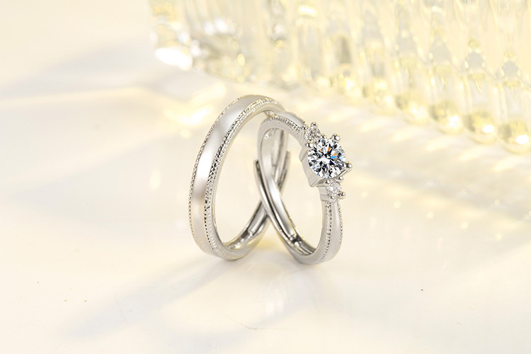 Date Occasion Fashion Geometric Copper Plating Zircon Open Ring