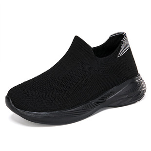Cross-Border Independent Platform Children's Fashion Sneakers, Youth Running Shoes, Lightweight Slip-On Sock Shoes, Trendy and Versatile