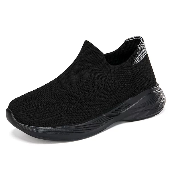Cross-Border Independent Brand Sneakers, Youth Running Shoes, Lightweight Slip-On Sock Shoes, Versatile, Comfortable and Lightweight