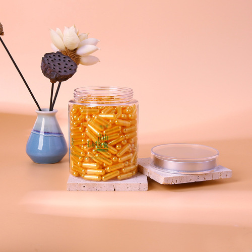 9*12PET木纹盖塑料瓶茶叶坚果塑料罐透明食品级银耳孢子粉密封罐