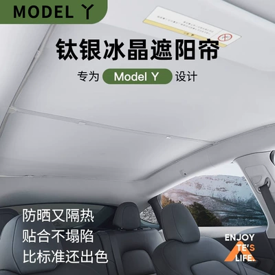Sunroof and accessories Accessories Titanium Silver Ice