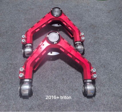 Triton adjustable nitrogen shock absorbers with soft and hard settings