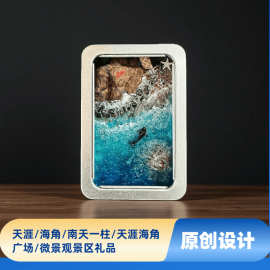 半岛铁盒微缩海洋景观手工制作海景3d立体微景观造景摆件文创礼品