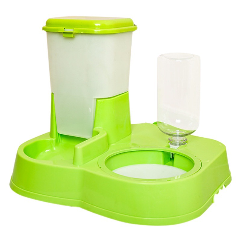 Comedero doble para perros, comedero automático grande y dispensador de agua para gatos y perros, todo en uno, comedero para gatos, comedero para perros, antideslizante