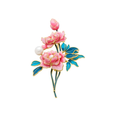 High-end Elegant Enamel Corsage Coat | Yaxa sancaqları