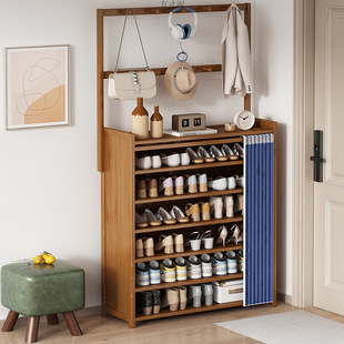 Simple Door Entrance Shoe Rack Shoe Cabinet Multi-layer Household Shelf Shoes Storage Dormitory Large Capacity Dust-proof Storage Rack