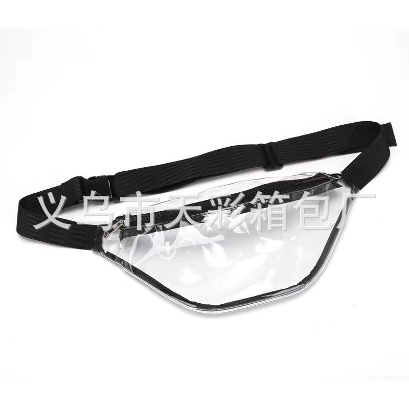 Прозрачная сумка на талии из ПВХ с наклоном на открытом воздухе спортивная прозрачная сумка дорожная сумка для мусора специальная сумка для хранения
