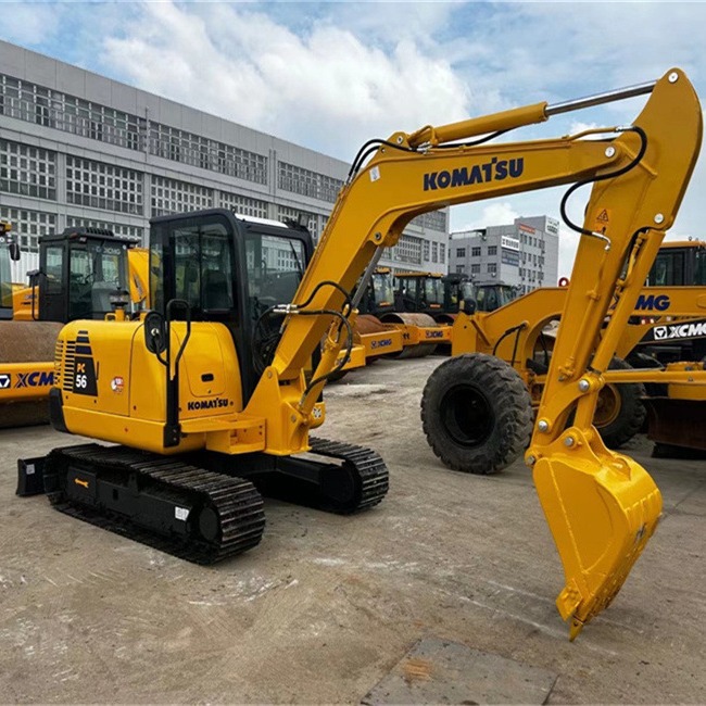 Exportación de alta eficiencia de Malasia de segunda mano Komatsu PC56 - 7 excavadora garantía de calidad digna de confianza