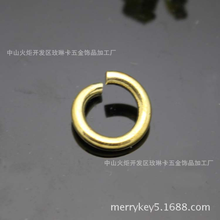 銅リングの銅リングの黄銅の中実リングの皮革の箱の金属の部品の黄銅の口を開けるリングの活動の口を開けるリングC