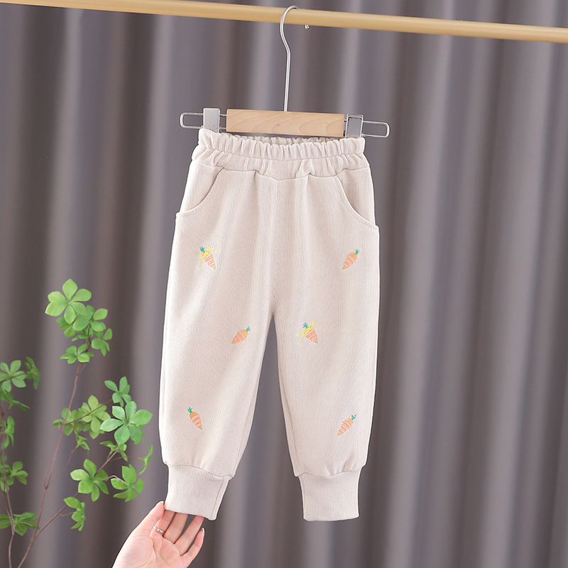 아이보리 당근 바지 싱글 피스